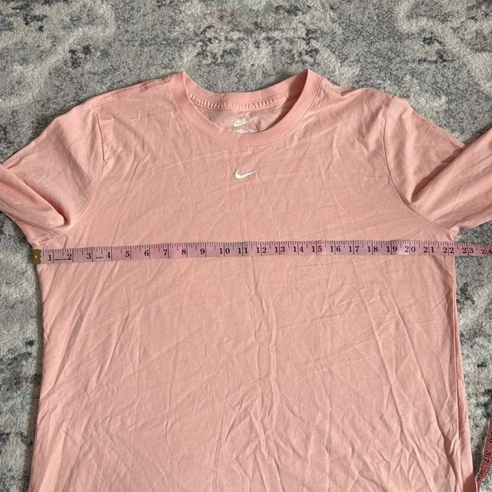 Nike Long Sleeve Tee With Embroidered Nike Logo